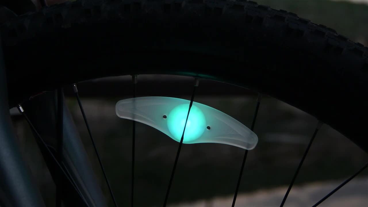 Balise lumineuse LED 6 Couleurs pour roue de Vélo SpokeLit NiteIze, Sécurité vélo
