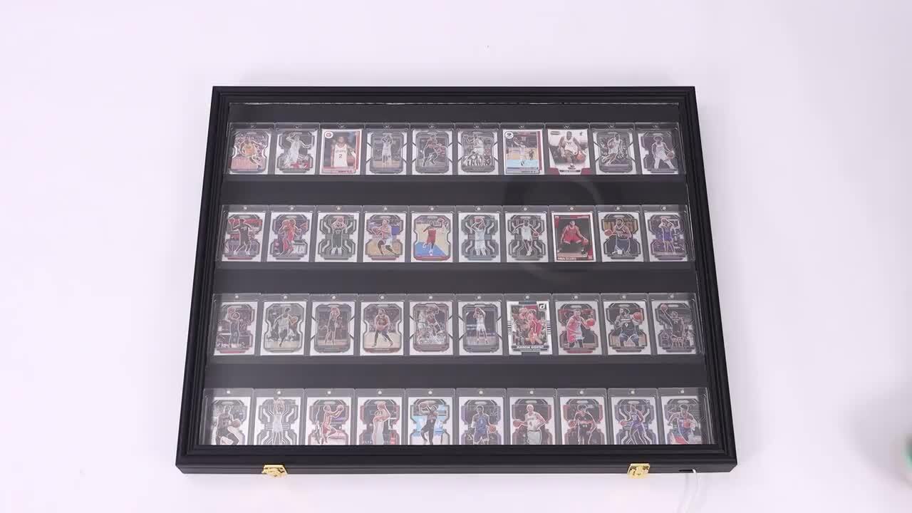 Unbranded Black 24 in. x 31 in. Sports Card Display Frame Case with LED, Baseball Card Display Case, Card Display (2-P Horizontal) HD-HORLED-CF2P Unbranded Black 24 in. x 31 in. Sports Card Display Frame Case with LED, Baseball Card Display Case, Card Display (2-P Horizontal) HD-HORLED-CF2P