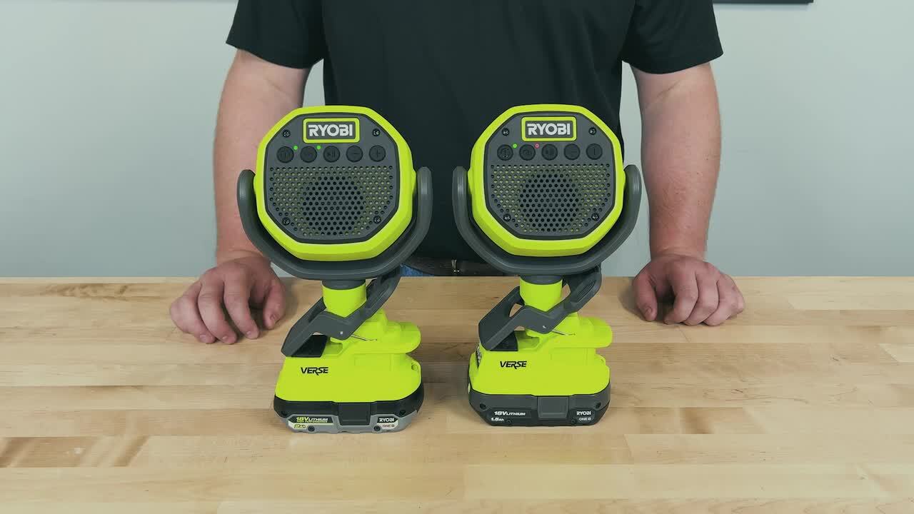 Ryobi best sale water speaker