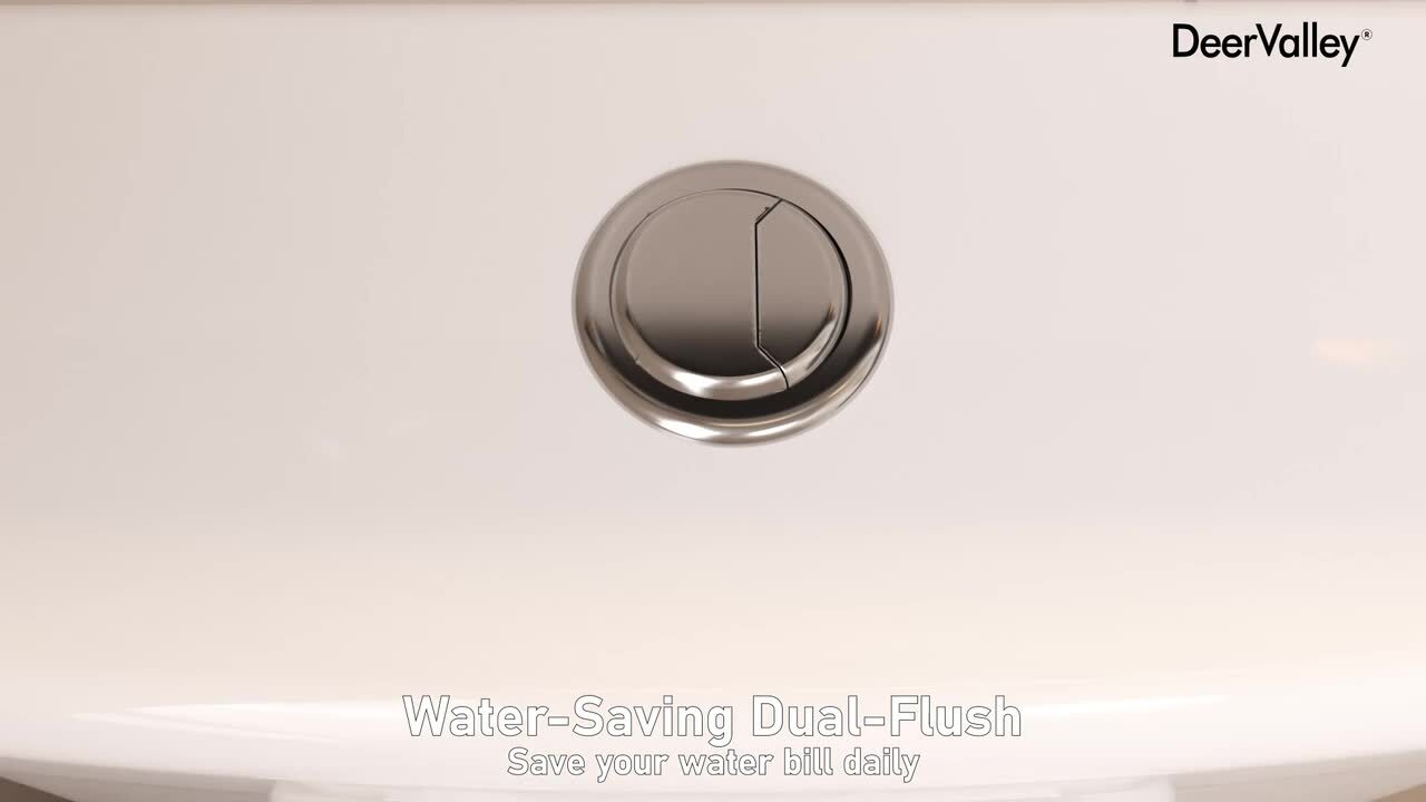 WELLFOR MT1 Elongated Heated Seat Smart Bidet Toilet with Foot Sensor in White