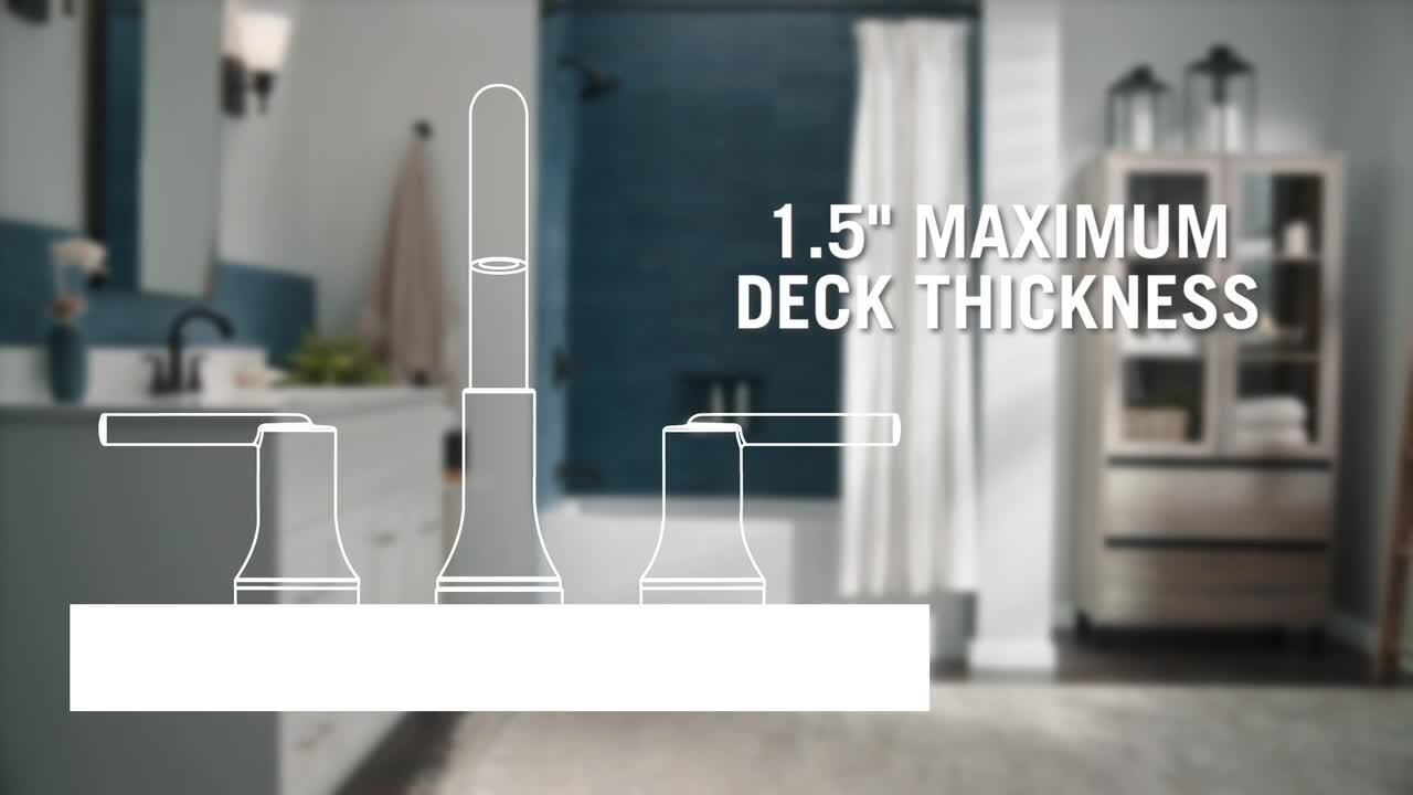 Delta Lorna Gold 8 in. Widespread Double Handle Bathroom Faucet