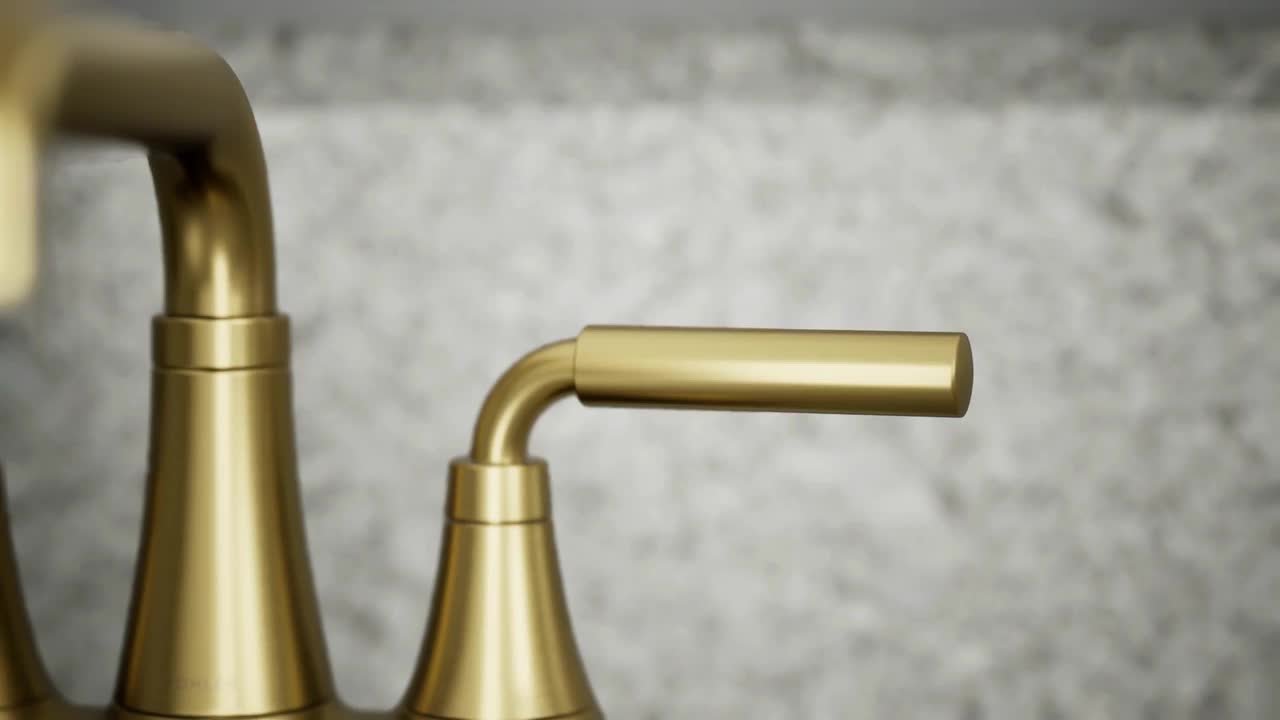 KOHLER Tone 4 in. Centerset Double Handle 1.2 GPM Bathroom Faucet