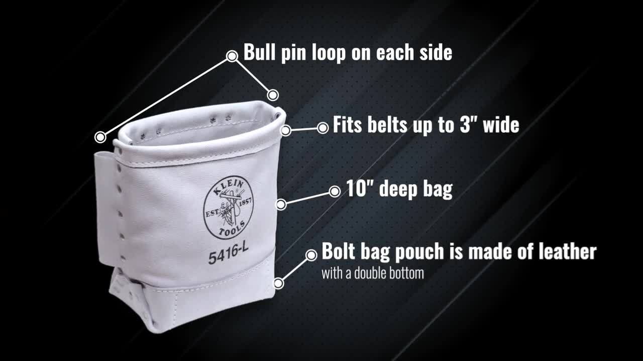 9 in. Leather Bull-Pin and Bolt Bag 9 in. Leather Bull-Pin and Bolt Bag