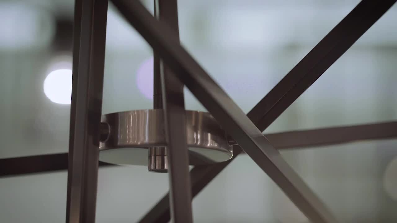 HINKLEY - Archer 6-Light Brushed Nickel Sputnik Chandelier