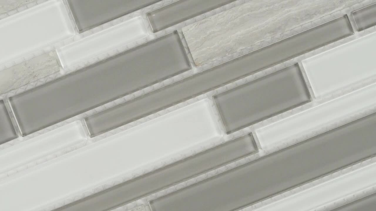 MSI Harbor 4 in. x 12 in. Textured Glass Gray Subway Tile (5 sq. ft. / case) MSI Harbor 4 in. x 12 in. Textured Glass Gray Subway Tile (5 sq. ft. / case)