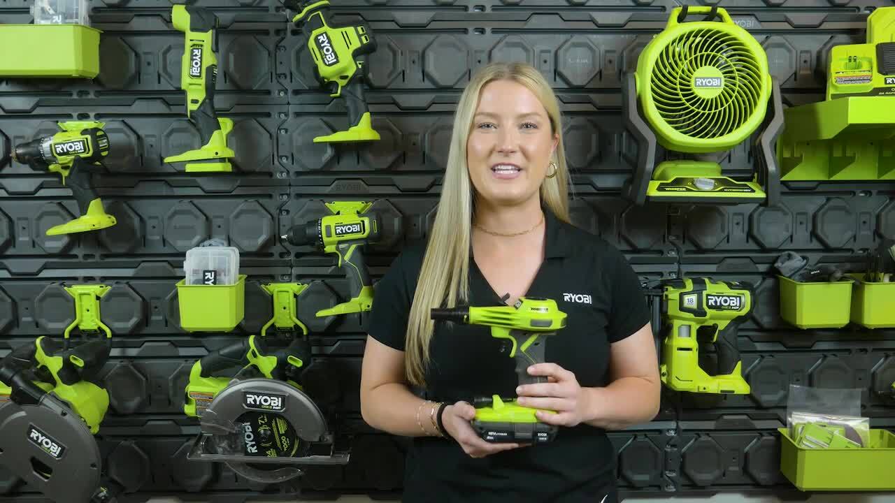 RYOBI ONE+ 18V High Volume Inflator Kit with 2.0Ah Battery and Charger