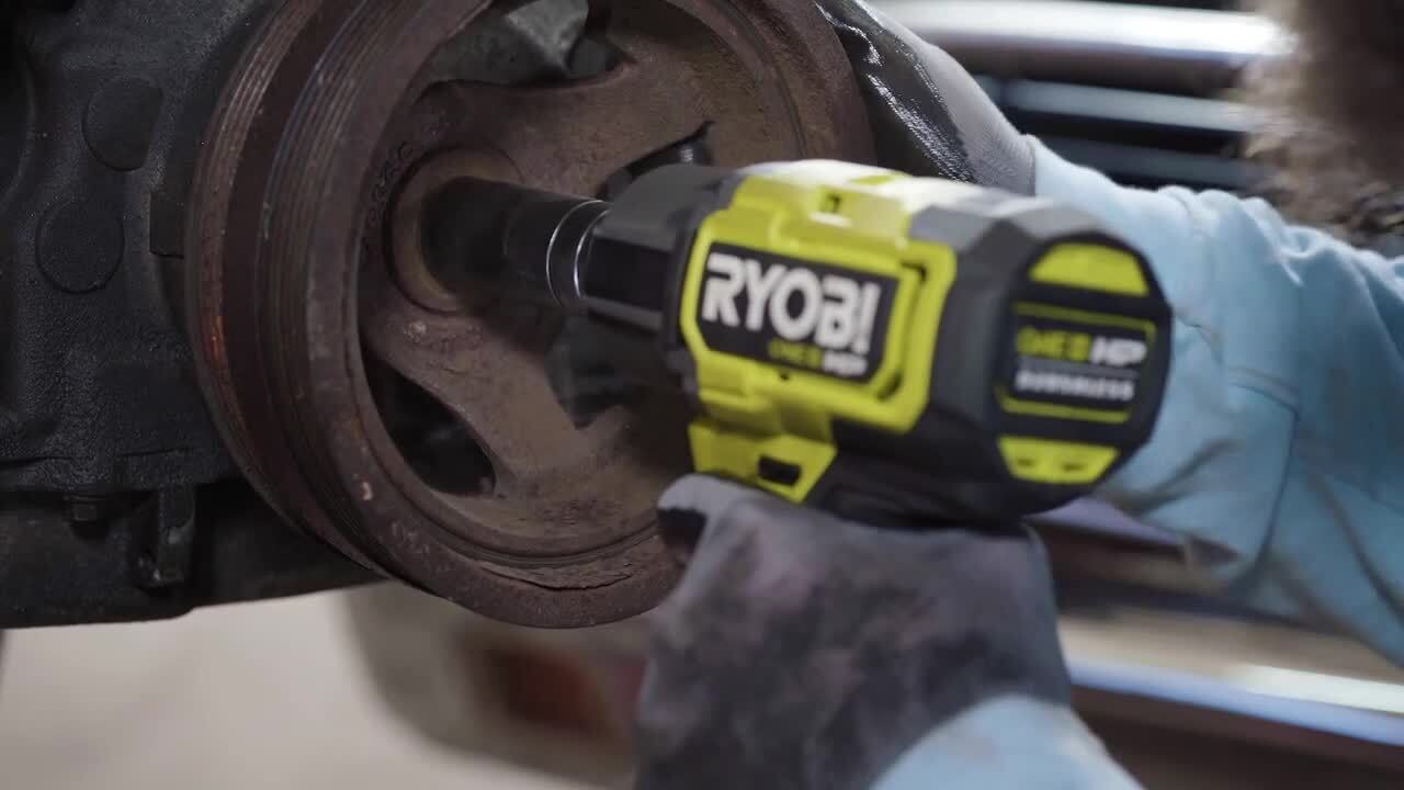 RYOBI ONE+ HP 18V Brushless Cordless 4-Mode 1/2 in. Impact Wrench (Tool  Only) P262 - The Home Depot