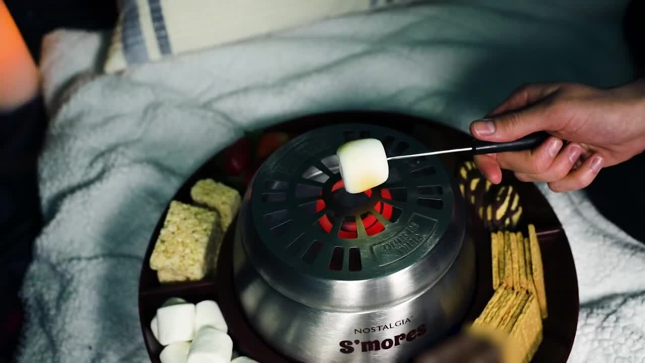S'more スモア　mare Sharper Image Electric Tabletop S'mores Maker - Gray