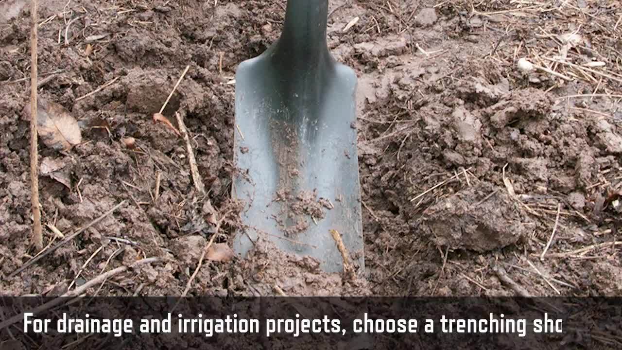 Razor-Back 47.5 in. Wood Handle Trenching Shovel 2594600 - The