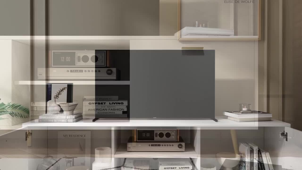 Reviews for FUFU&GAGA 69 in. W White Wood Entertainment Center TV