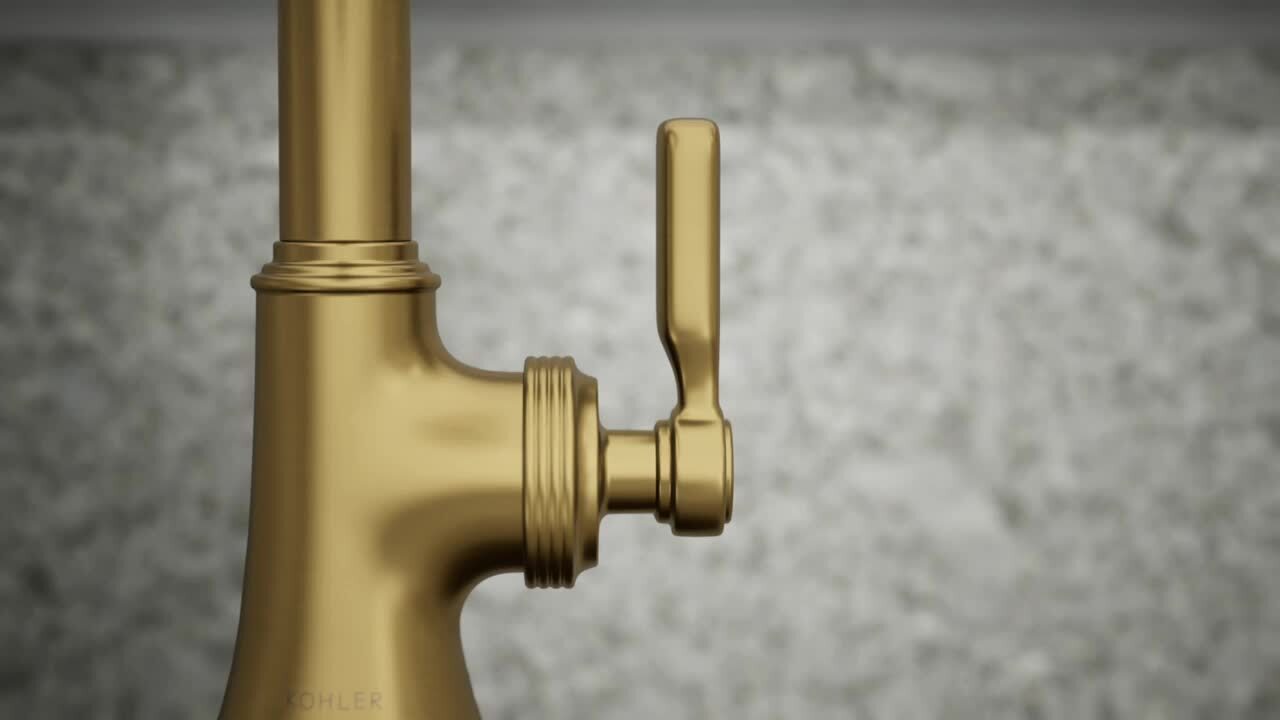 KOHLER Paces Single Handle Single Hole Bathroom Faucet in Vibrant