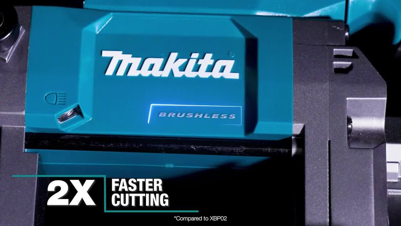Makita 40V max XGT Brushless Cordless Deep Cut Portable Band Saw Kit, 4.0Ah