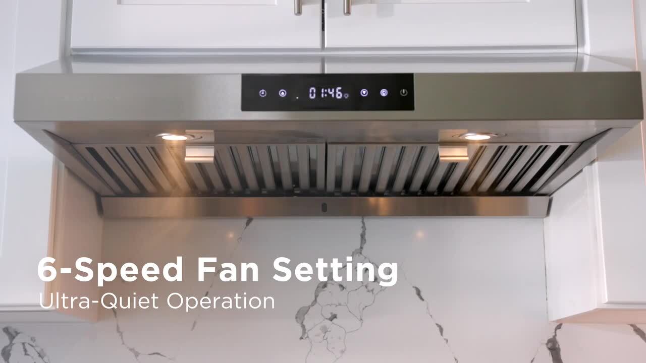 Unboxing and Installation  Hauslane UC-PS18 Under Cabinet Range Hood Step  by Step Tutorial 