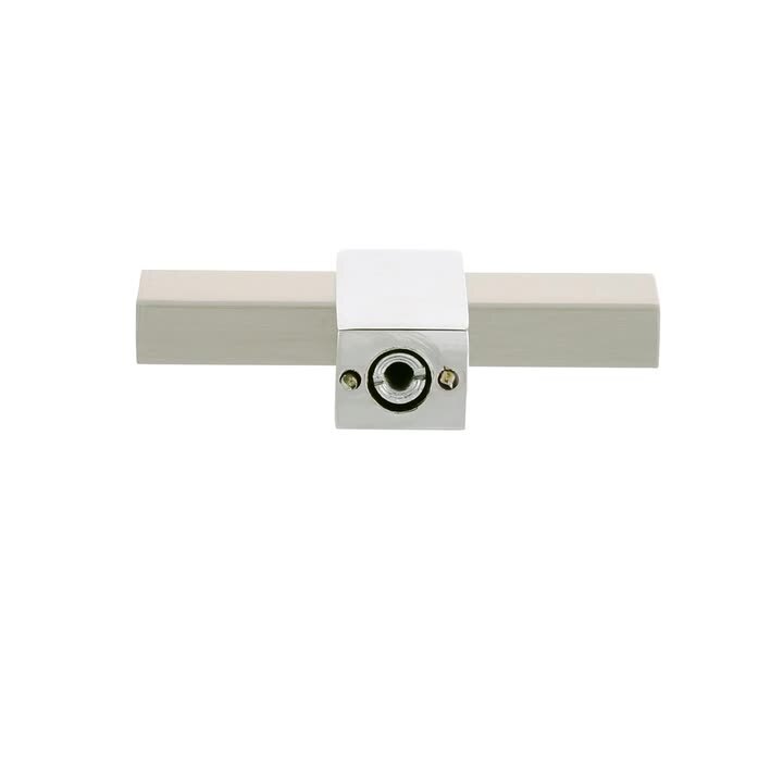 Mulino 2-3/8 in. L (60 mm) Silver Champagne/Polished Chrome Drawer Cabinet Knob Mulino 2-3/8 in. L (60 mm) Silver Champagne/Polished Chrome Drawer Cabinet Knob