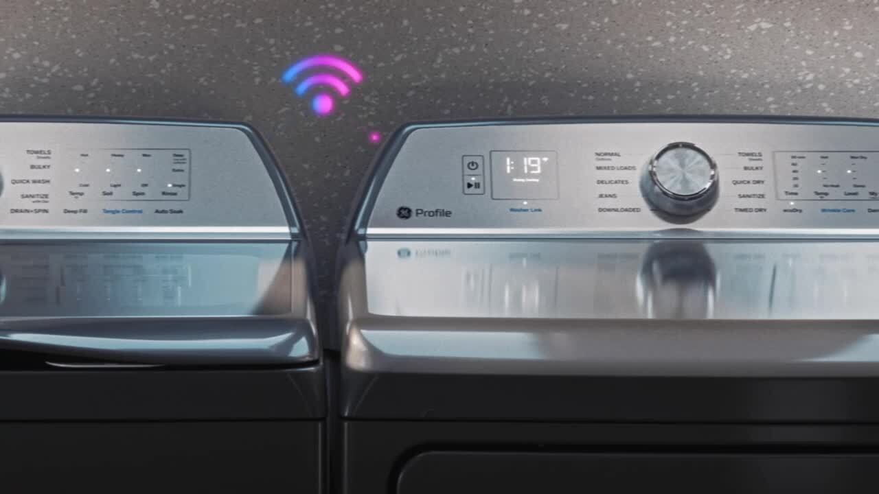 Profile 7.4 cu. ft. Electric Dryer in Diamond Gray with Steam, Sanitize Cycle and Sensor Dry, ENERGY STAR