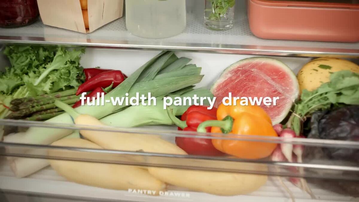 KitchenAid 20 Cu. Ft. 36 in. Width Counter-Depth French Door Refrigerator w/ Interior Dispense in White KRFC136RWH on Fridge.com