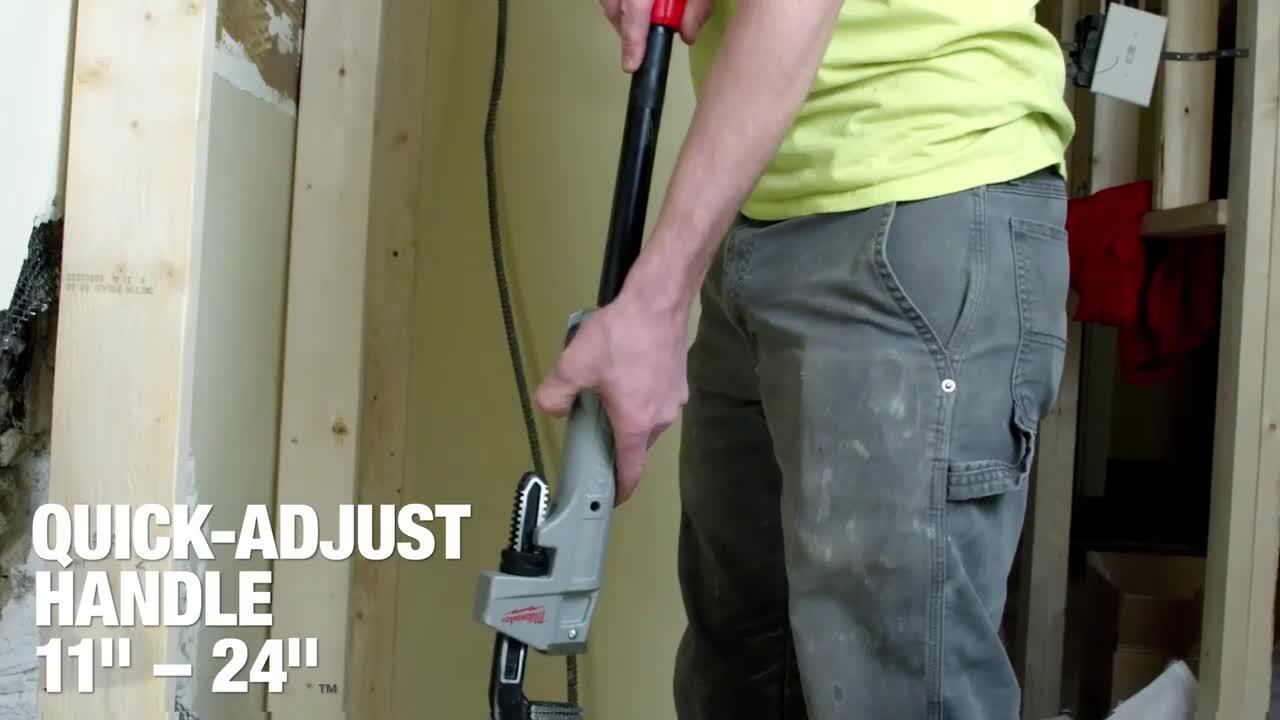 Milwaukee - Aluminum Cheater Pipe Wrench
