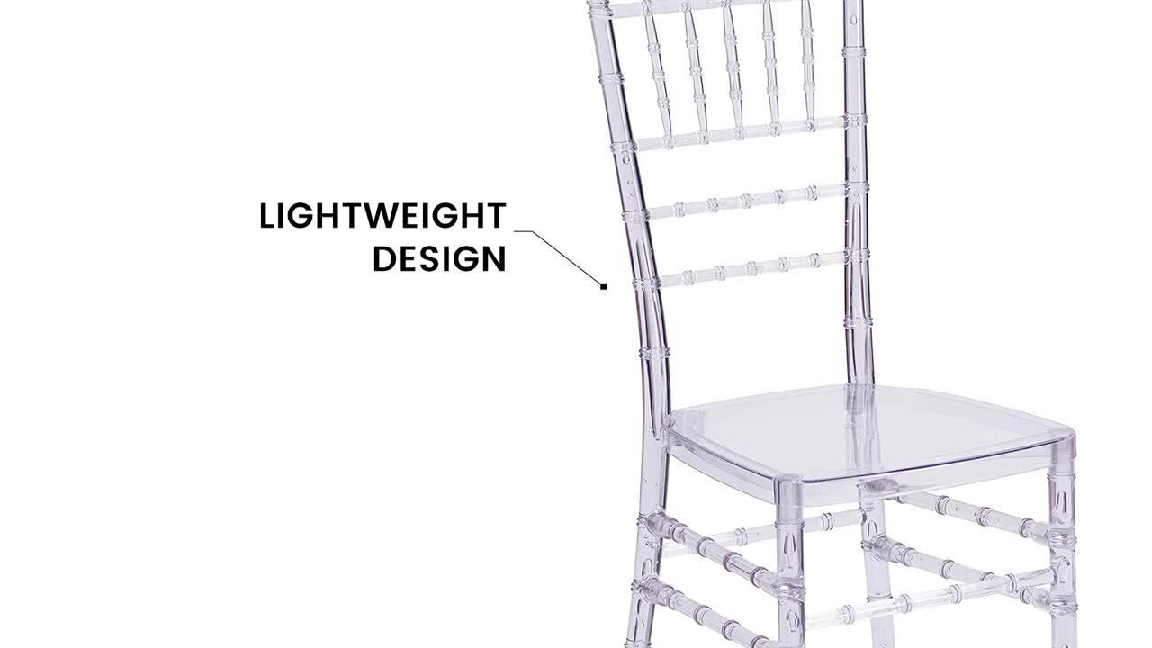 Chiavari Chair, Clear