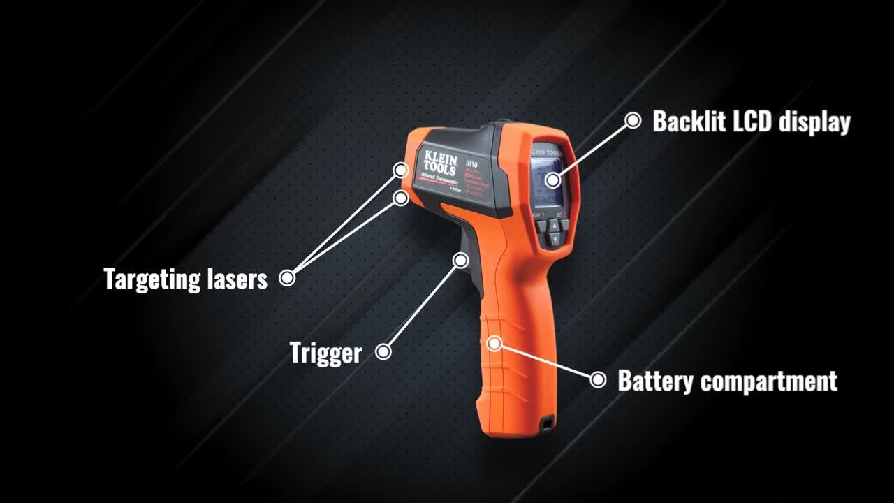 Klein Tools Digital Infrared Thermometer, Dual Laser IR5 - The Home Depot