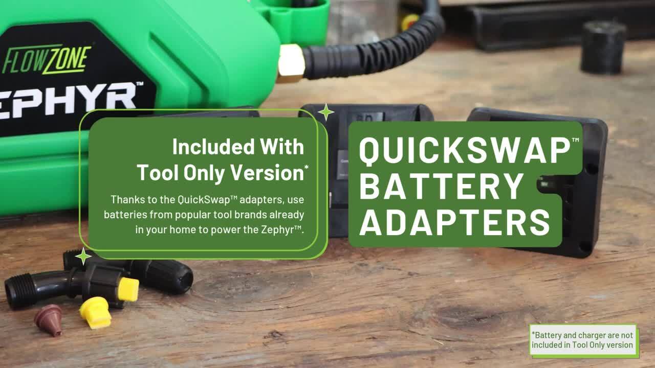 FLOWZONE Zephyr Battery Backpack Sprayer [Tool Only 4 Gal.] (Works