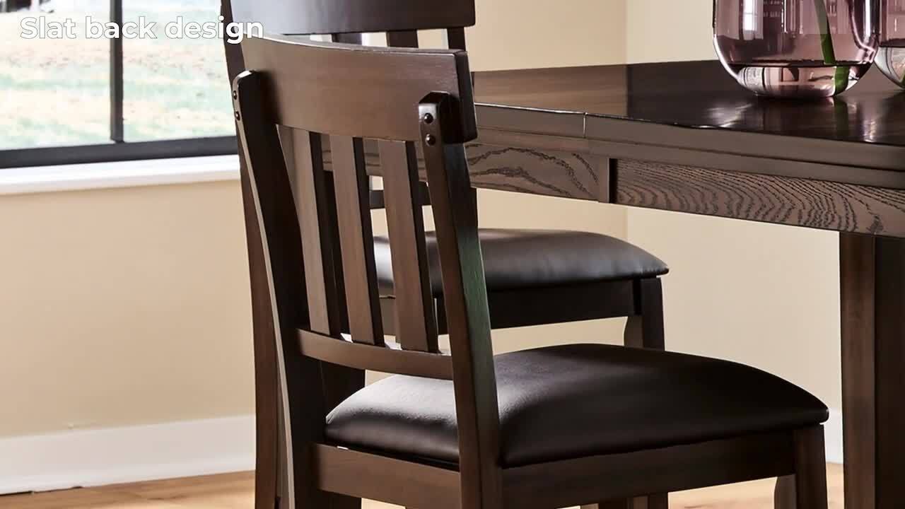 Signature DESIGN BY ASHLEY Haddigan Brown/Black Faux Leather