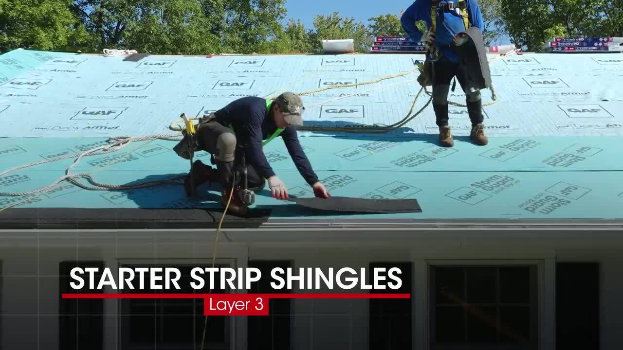 WeatherBlocker 50 lin. ft. Premium Eave and Rake Roofing Starter Strip Shingles WeatherBlocker 50 lin. ft. Premium Eave and Rake Roofing Starter Strip Shingles