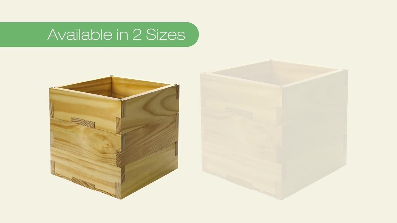 希少 large wooden pot EXCELLO GLOBAL PRODUCTS Extra Large 18 in. Natural Wooden Planter