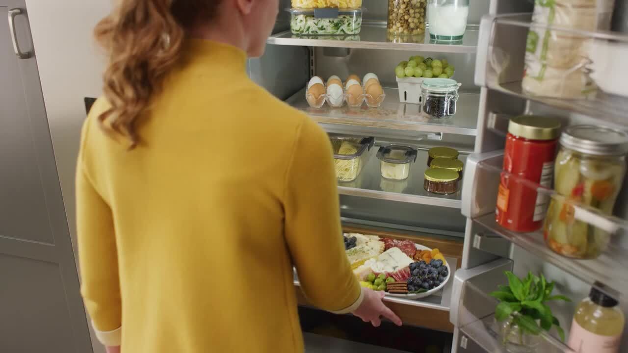 KitchenAid 20.8 Cu. Ft. 36" Built-In Side-By-Side Refrigerator w/ Ice & Water Dispenser in Stainless Steel KBSD706MPS on Fridge.com