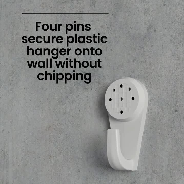 No mess wall outlet hooks