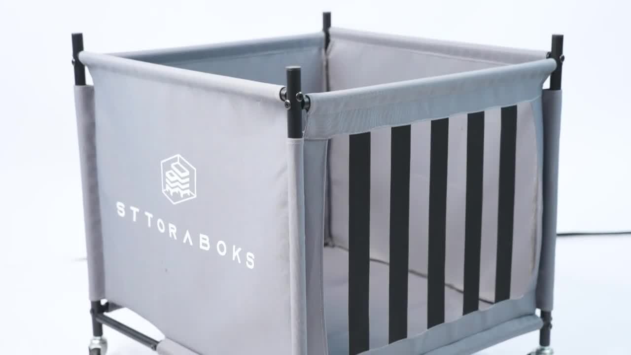 Sttoraboks 120 lbs CapacityGarage Sports Ball Storage Cart with