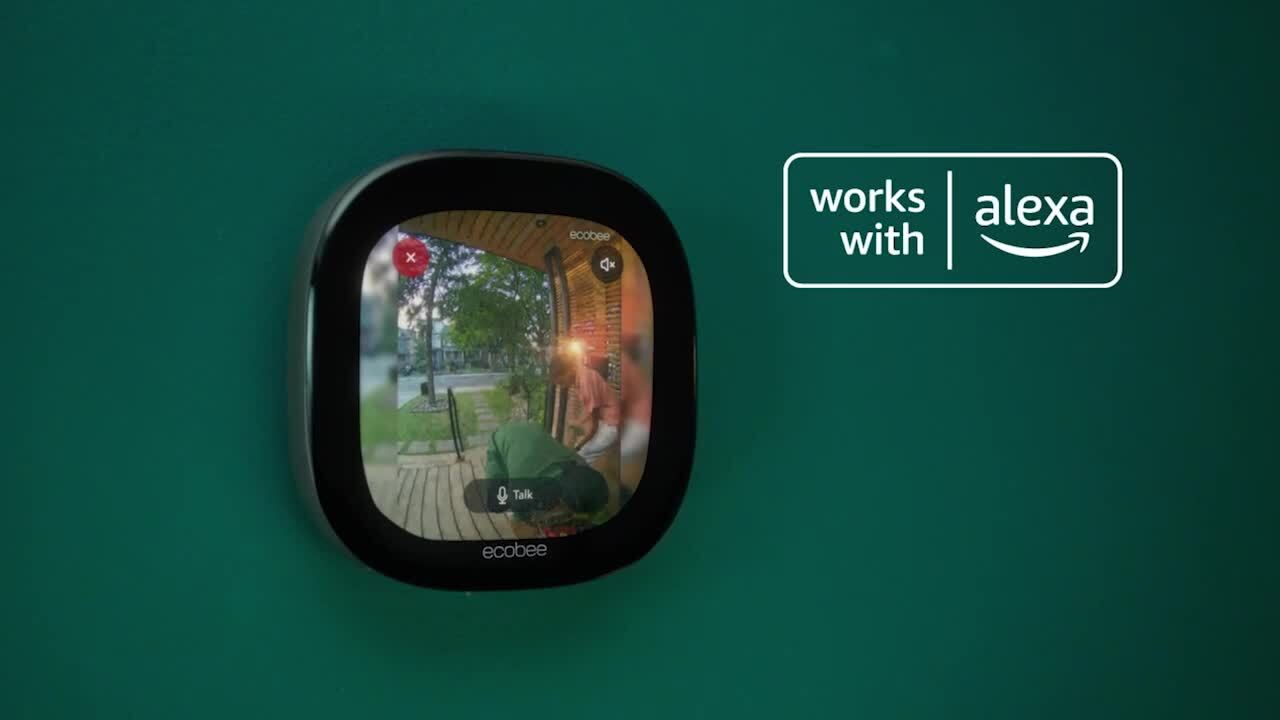 ecobee Smart Thermostat Premium, Door/Window Sensor (2 Pack) and