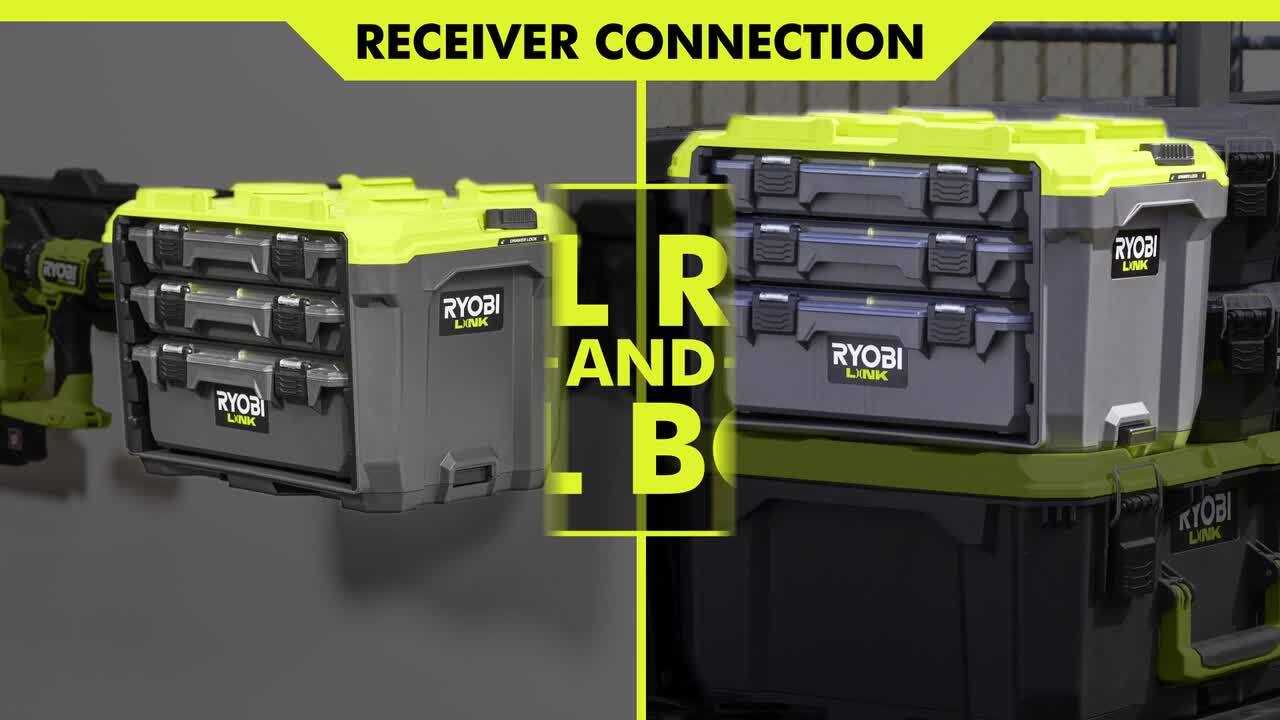 RYOBI LINK SlotBox Organizer Drawer Tool Box Kit STM313K - The