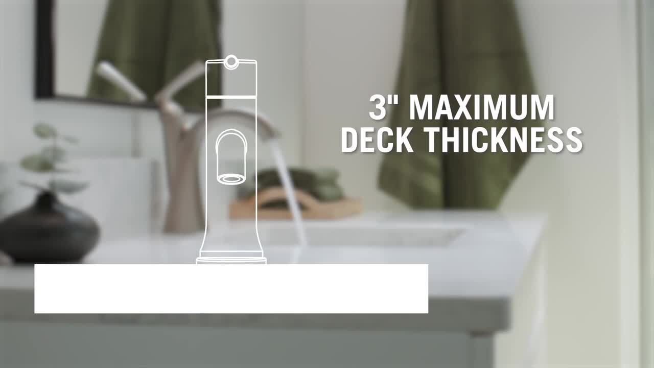 Delta Pierce Single Hole Single-Handle Bathroom Faucet in