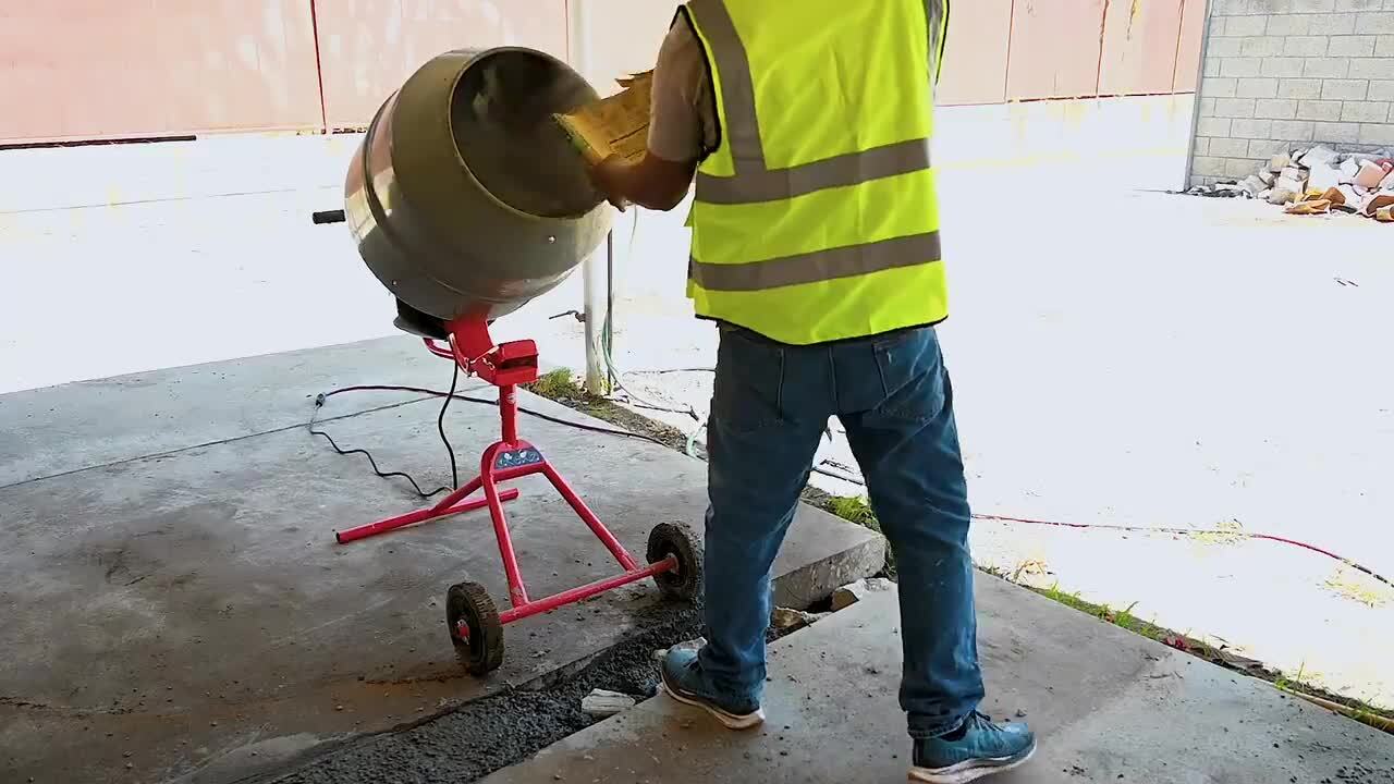 4.6 cu. ft. 130 l 550 Watt Portable Electric Concrete Cement Mixer Barrow Machine Mixing Mortar