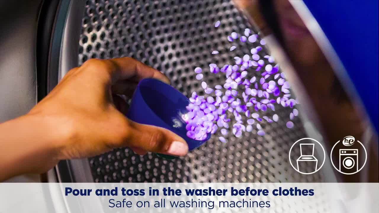 Downy Infusions Calm Lavender and Vanilla Bean Scent Beads