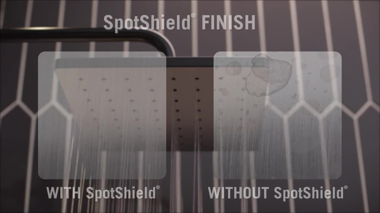 Delta Modern Gold 1-Handle Wall Mount Tub and Shower Trim Kit in