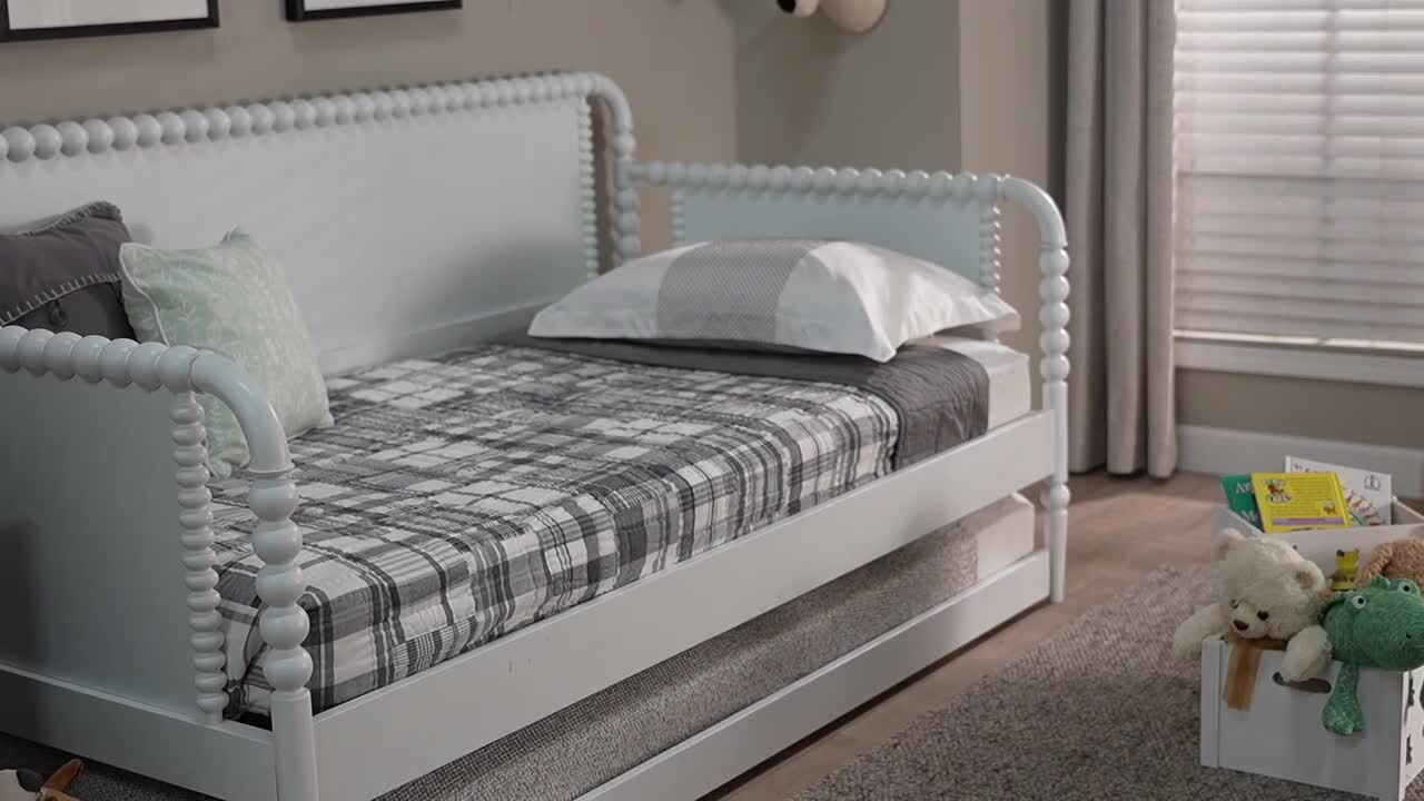 Baxton Studio Lucera White Twin Daybed 263-14373-HD - The Home Depot