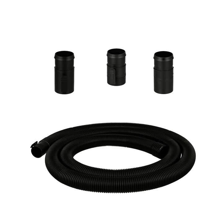 Ridgid 2-1/2 in. x 13 ft. Dual-Flex Tug-A-Long Locking Vacuum Hose for Wet/Dry Shop Vacuums