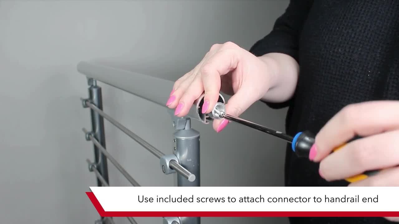 Dolle Prova Pa7B Anthracite Handrail End Cap