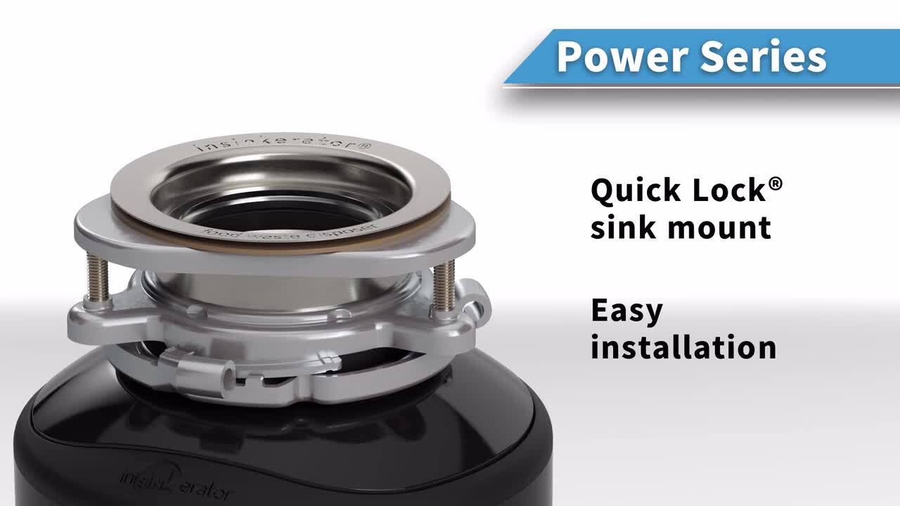 InSinkErator Badger 5xP W/C 3/4 HP Continuous Feed Kitchen Garbage Disposal  with Power Cord, Standard Series BADGER 5XP W/C The Home Depot