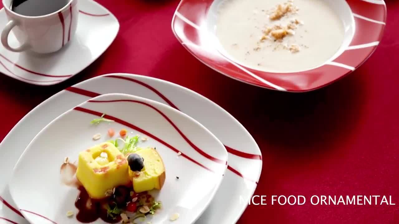30-Piece MALACASA Felisa Porcelain Dinnerware Set with Plates Cups