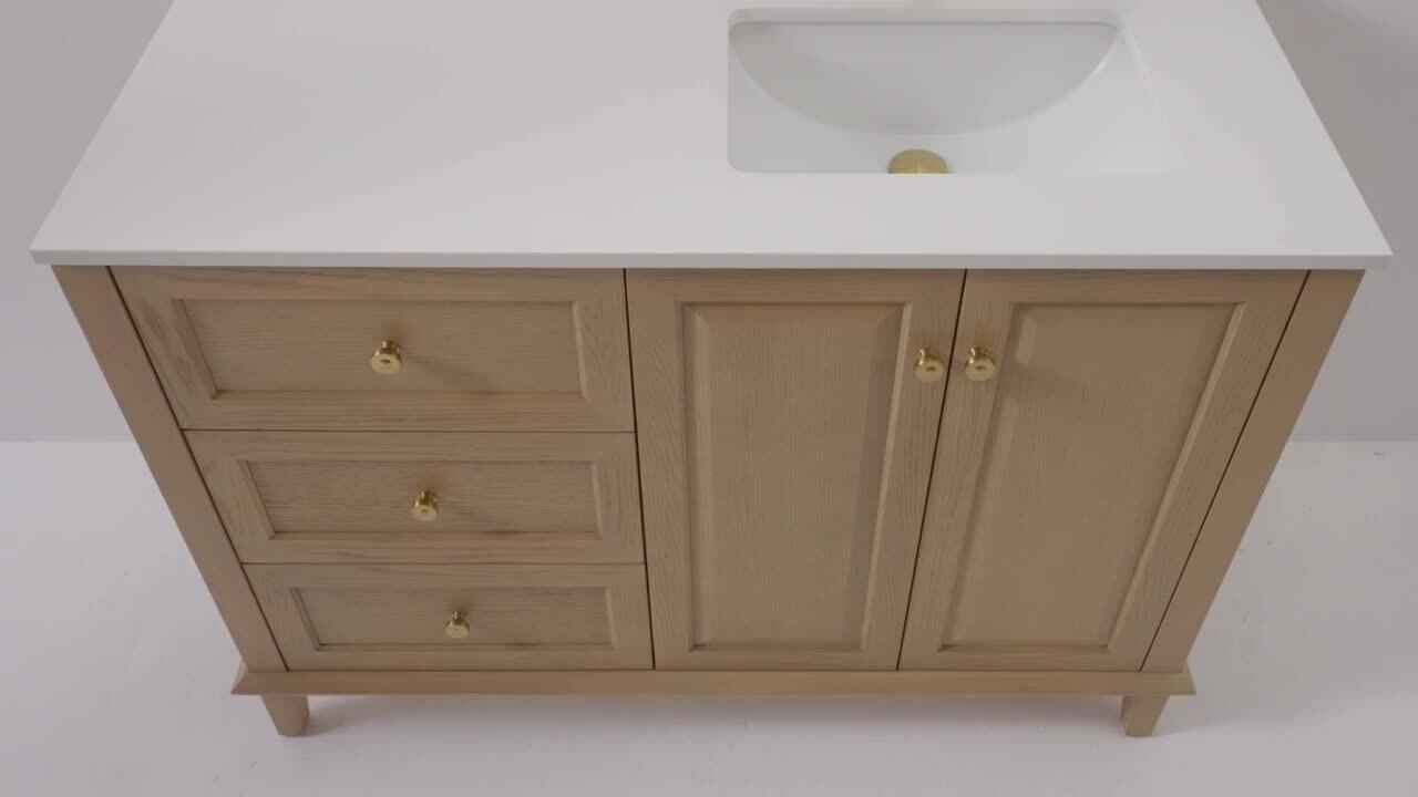 Ancerre Designs Hannah 48 in. W x 22 in. D x 34.50 in. H Bath