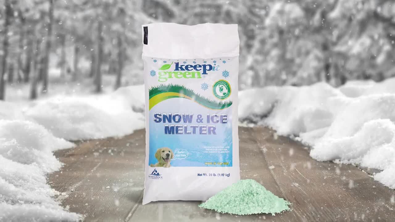 Keep it Green 20 Lb. Pet-Safer Ice and Snow Melt + Deicer,Works to 10°F  KIG20 - The Home Depot