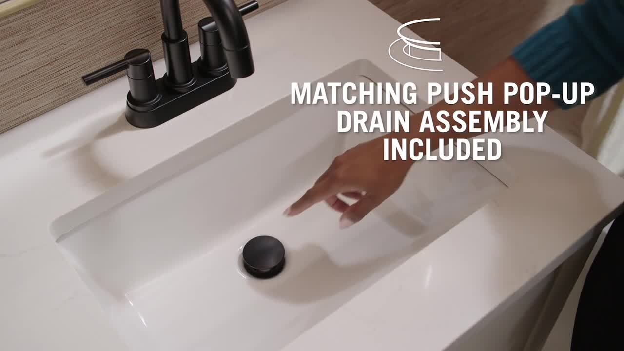 Delta Nicoli 4 in. Centerset Double Handle Pull-Down Spout