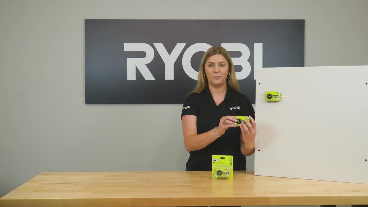 RYOBI 15' Compact Laser Level ELL1501 - The Home Depot