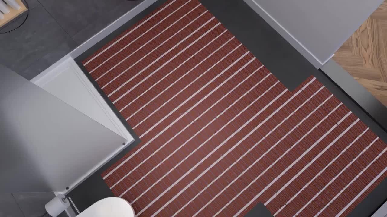 SunTouch Floor Warming 4 ft. x 16 in. 120-Volt Retrofit Radiant Floor Heating Mat for Under Existing Floors and Subfloors (Covers 5.3 sq. ft.) SunTouch Floor Warming 4 ft. x 16 in. 120-Volt Retrofit Radiant Floor Heating Mat for Under Existing Floors and Subfloors (Covers 5.3 sq. ft.)