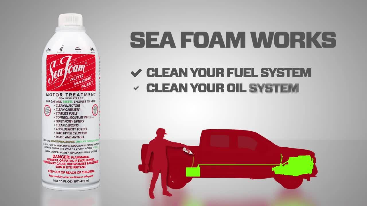  Sea Foam SF-16 Motor Treatment - 16 oz. , white : Automotive
