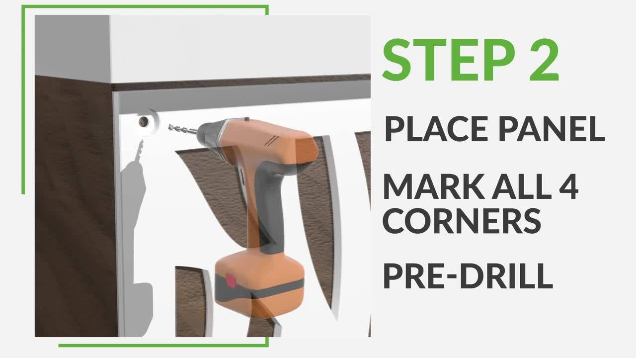 Barrette Outdoor Living 2 ft. x 4 ft. Sprig Brazilian Walnut