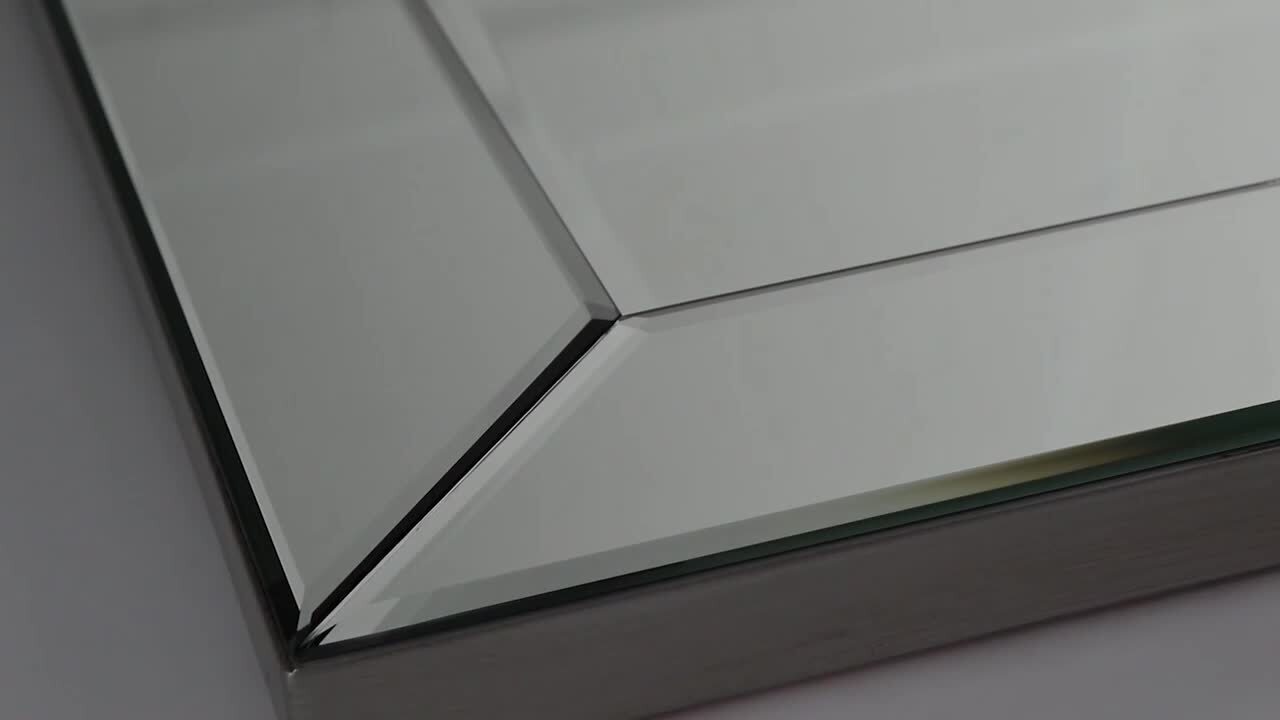 Empire Art Direct Medium Irregular Beveled Glass Mirror (24 in. H x 48 in.  W) MOM-10036MM-2448 - The Home Depot