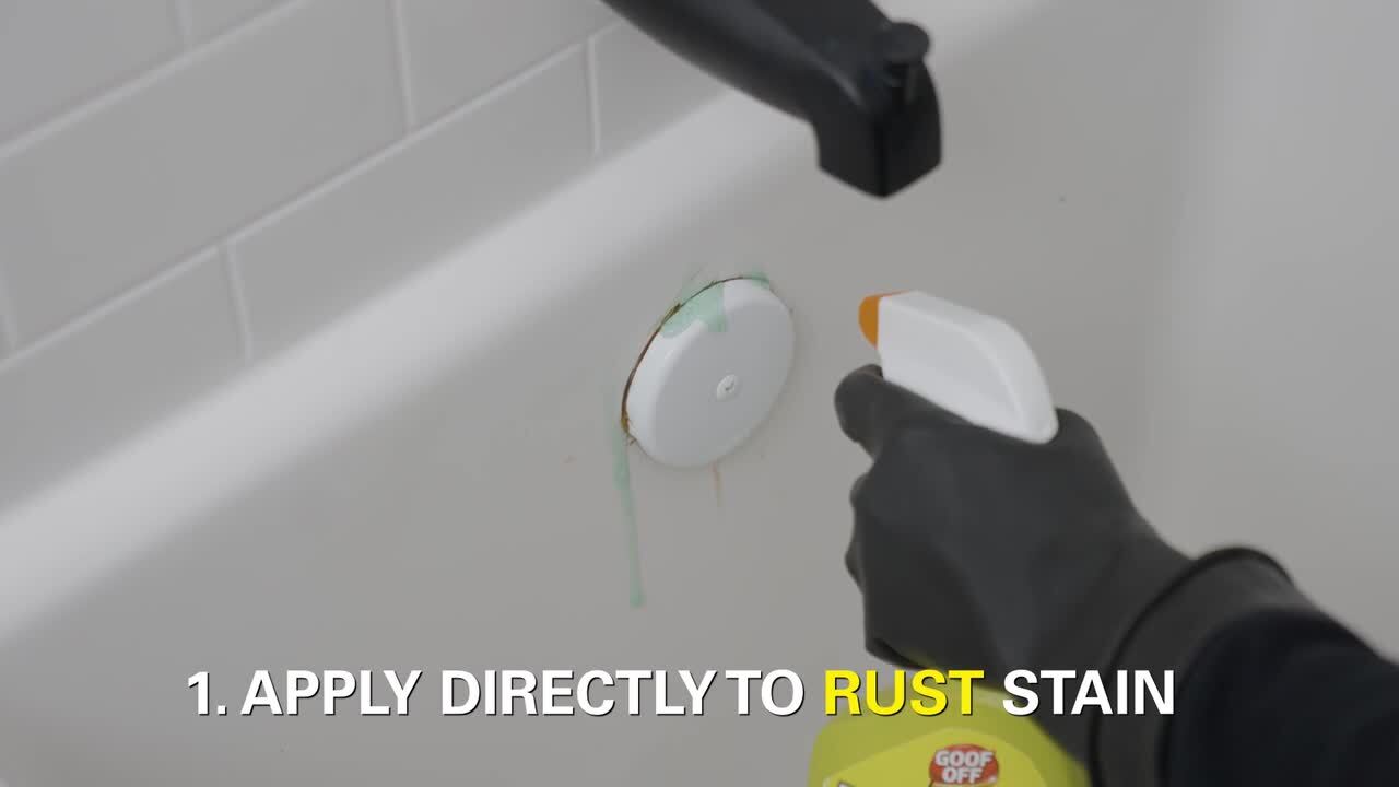 W.M. Barr Goof Off RustAid Bathroom Rust Stain Remover â€